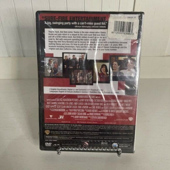 Oceans Twelve DVD Movie George Clooney New - Picture 2 of 2